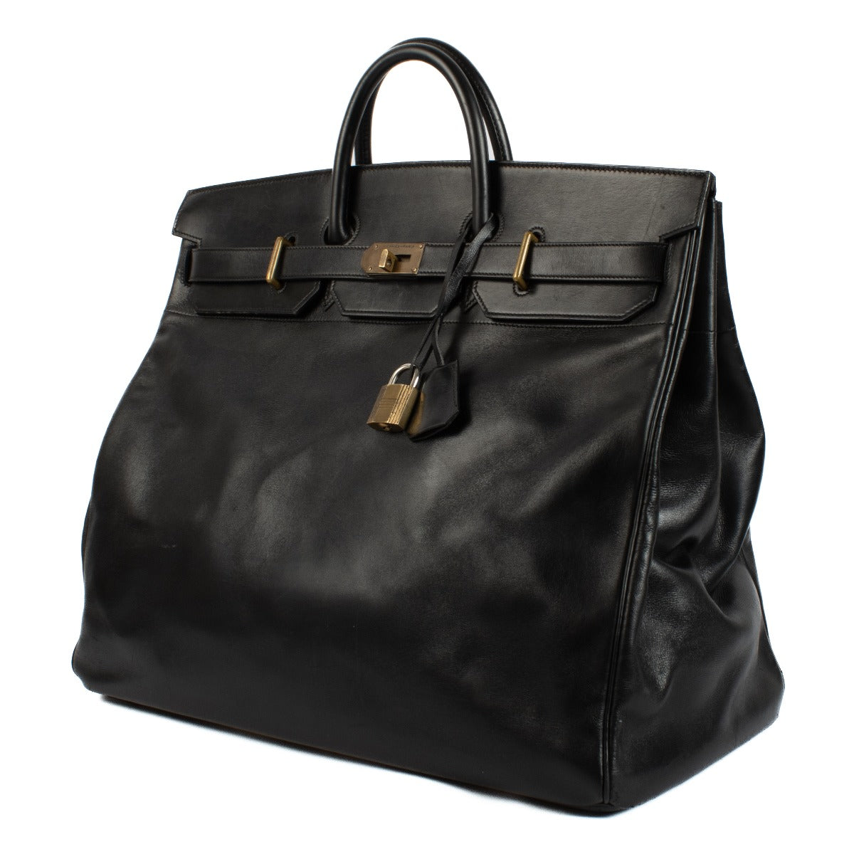 Hermès Haut à Courroies 50 Black Leather GHW
