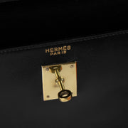 Authentic second hand Hermès Vintage Kelly 32 Black Box on www.labellov.com