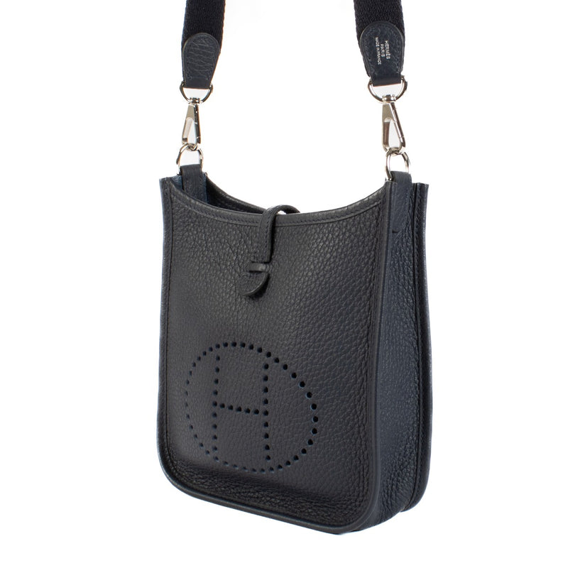 Hermès Evelyne 16 Bleu Nuit/Bleu Indigo Taurillon Clemence PHW