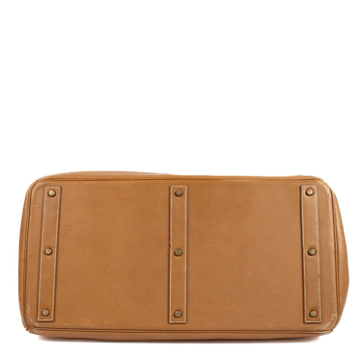 Shop safe online at Labellov in Antwerp, Brussel and Knokke this 100% authentic second hand Hermès Haut à Courroies 55 Natural Sable Vache Liegee