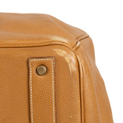 Shop safe online at Labellov in Antwerp, Brussel and Knokke this 100% authentic second hand Hermès Haut à Courroies 55 Natural Sable Vache Liegee