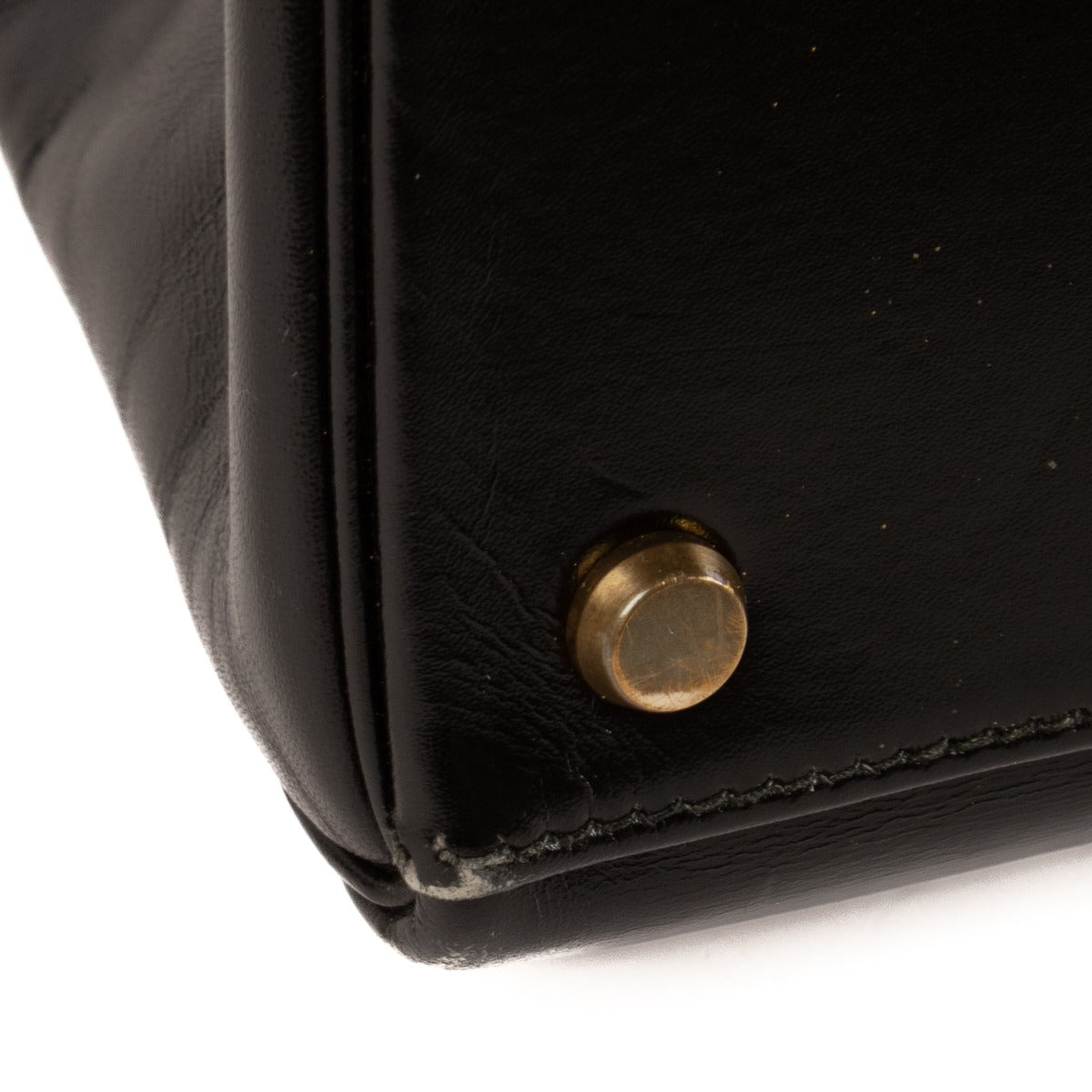 Hermès Vintage Kelly 32 Black Box GHW
