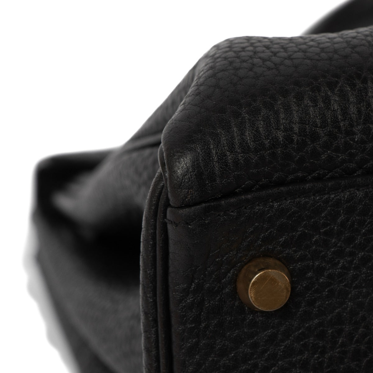 Hermès Kelly 35 Black Fjord GHW