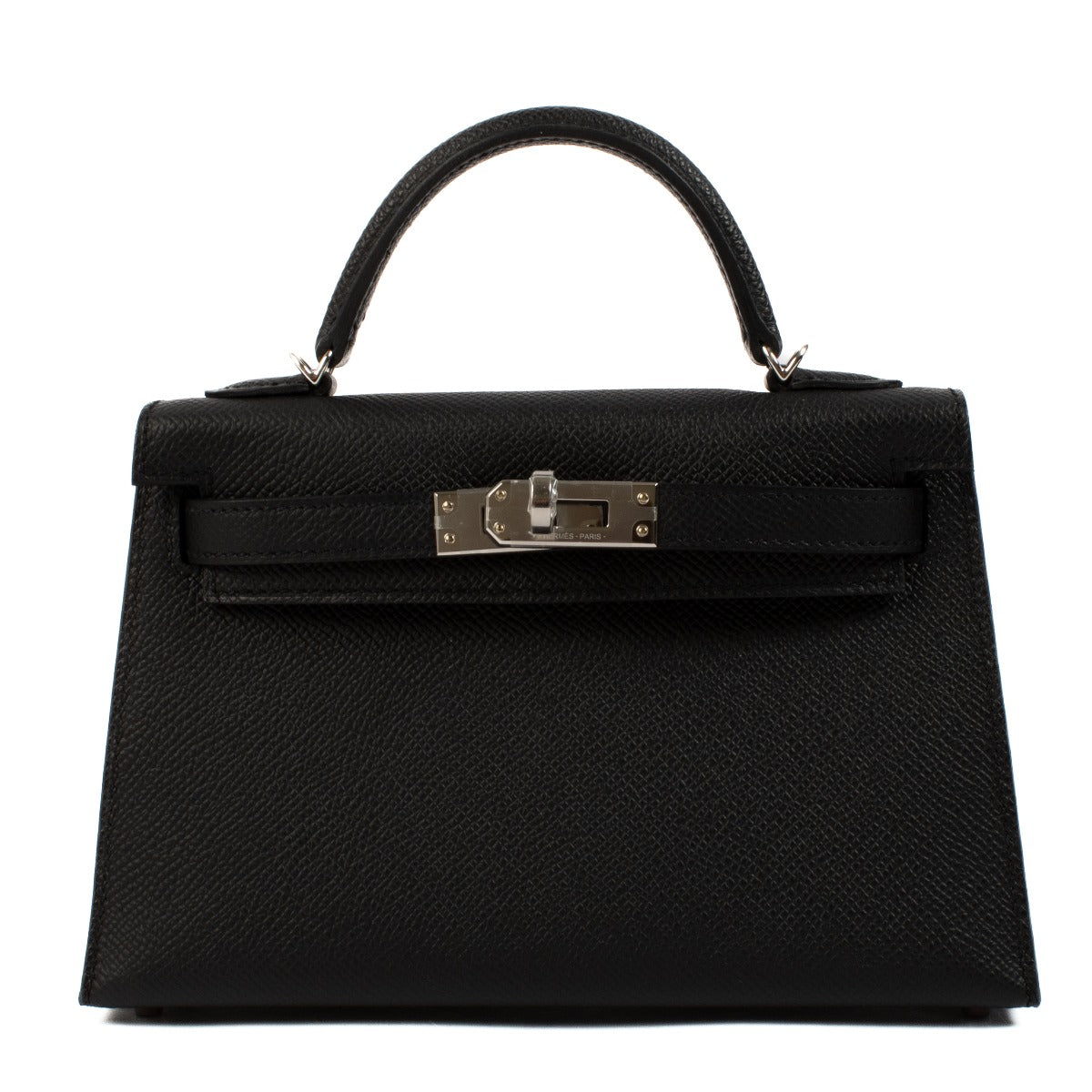 Authentic second hand brand new store fresh Hermès Kelly Mini II Black Epsom on www.labellov.com