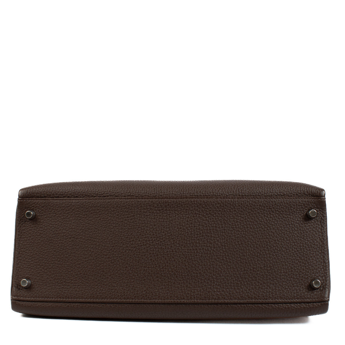 Hermès Kelly 35 Chocolat Togo accastillage palladium