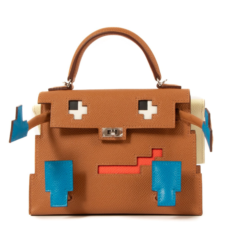 Hermès Kellydole Picto Gold/Zanzibar/Field/Milton Epsom PHW