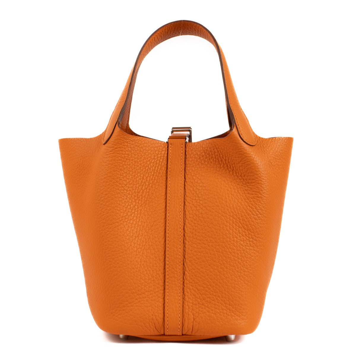 Hermès Picotin Lock 18 Oranje Clemence PHW