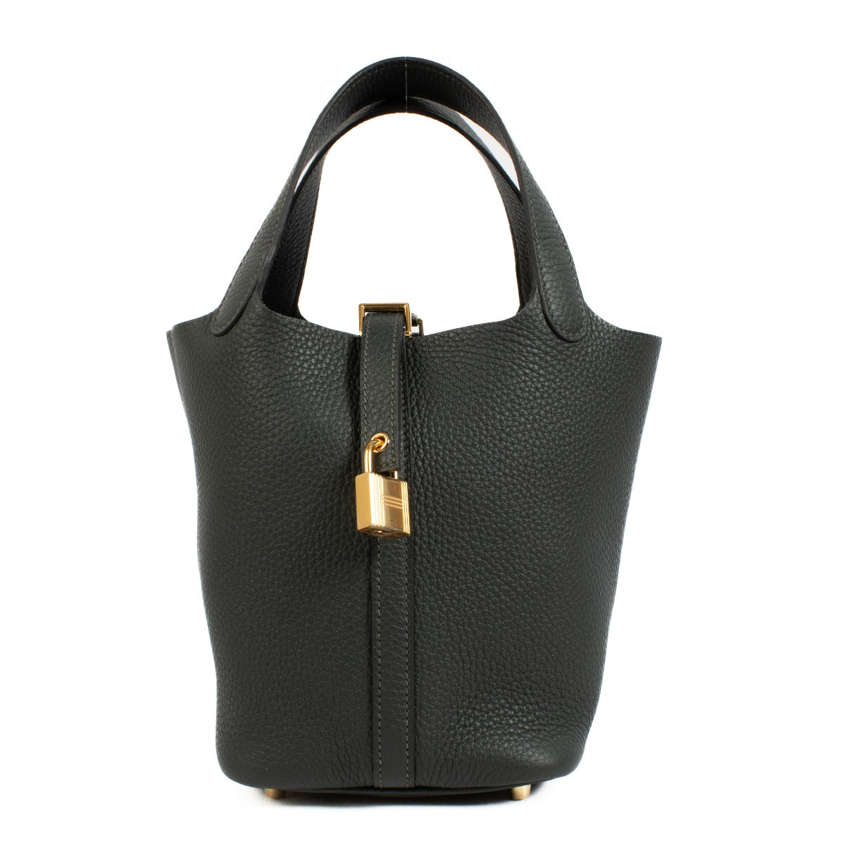 Hermès Picotin Lock 18 Vert Fonce Clemence GHW