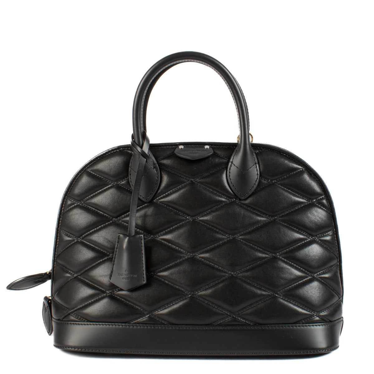 Shop 100% authentic secondhand Louis Vuitton Black Malletage Leather Alma Top Handle on Labellov.com