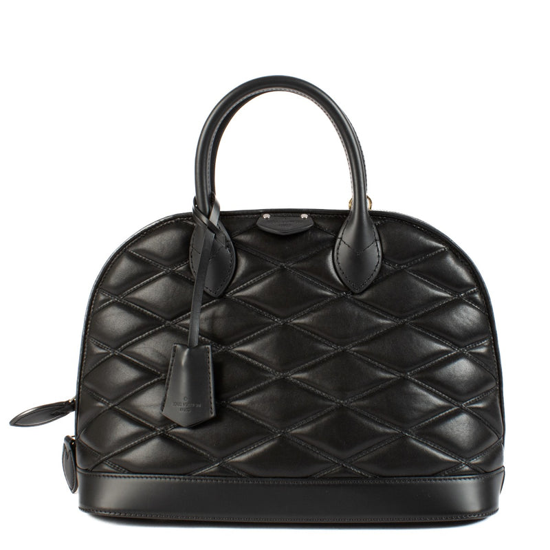 Shop 100% authentic secondhand Louis Vuitton Black Malletage Leather Alma Top Handle on Labellov.com