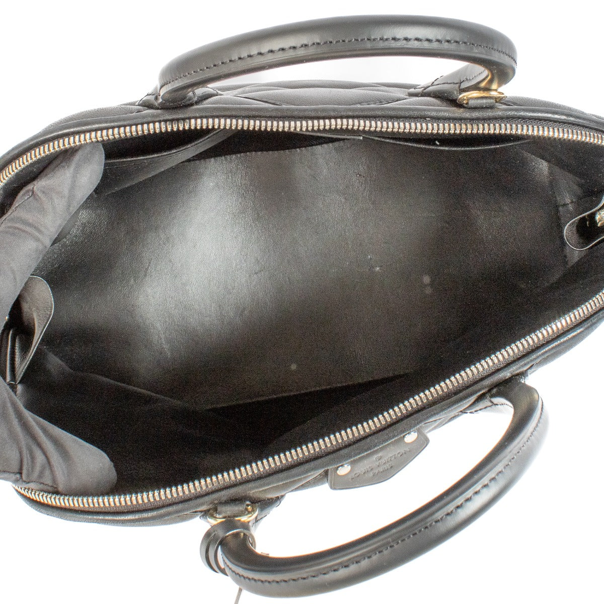 Shop 100% authentic secondhand Louis Vuitton Black Malletage Leather Alma Top Handle on Labellov.com