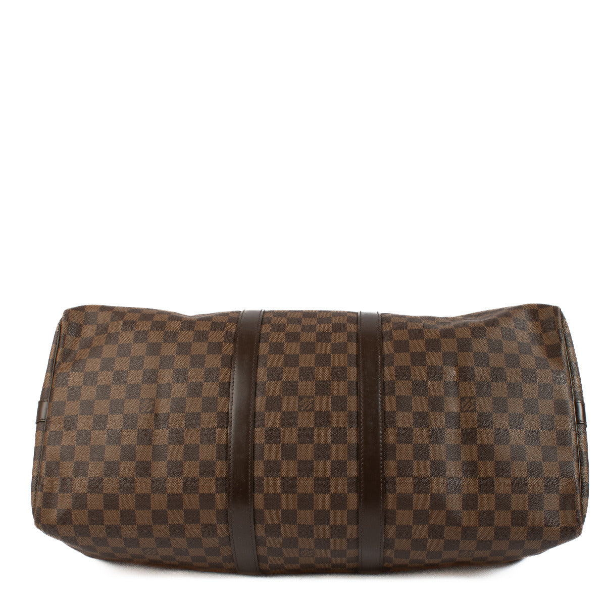 Louis Vuitton Damier Ebene Keepall 55 Tas