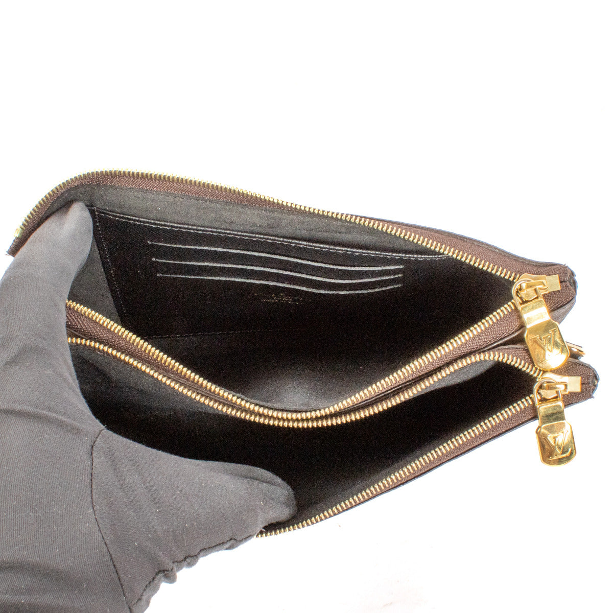 Pochette Double Zip Monogram Louis Vuitton