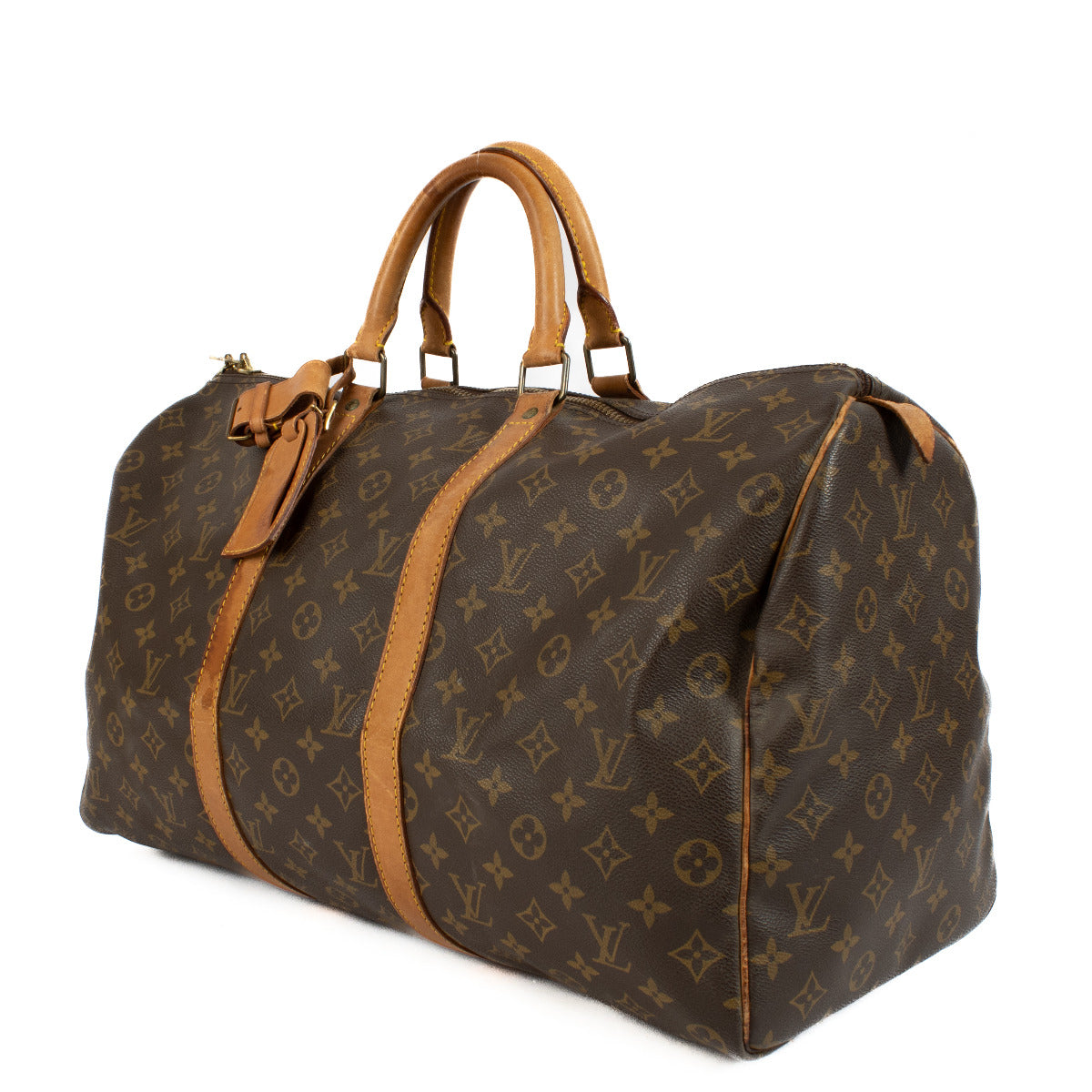 Louis Vuitton Monogram Keepall 50 Travel Bag