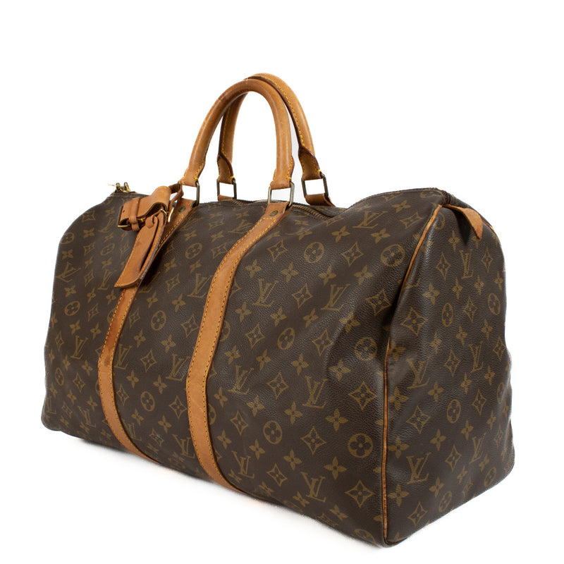 Louis Vuitton Monogram Keepall 50 Travel Bag