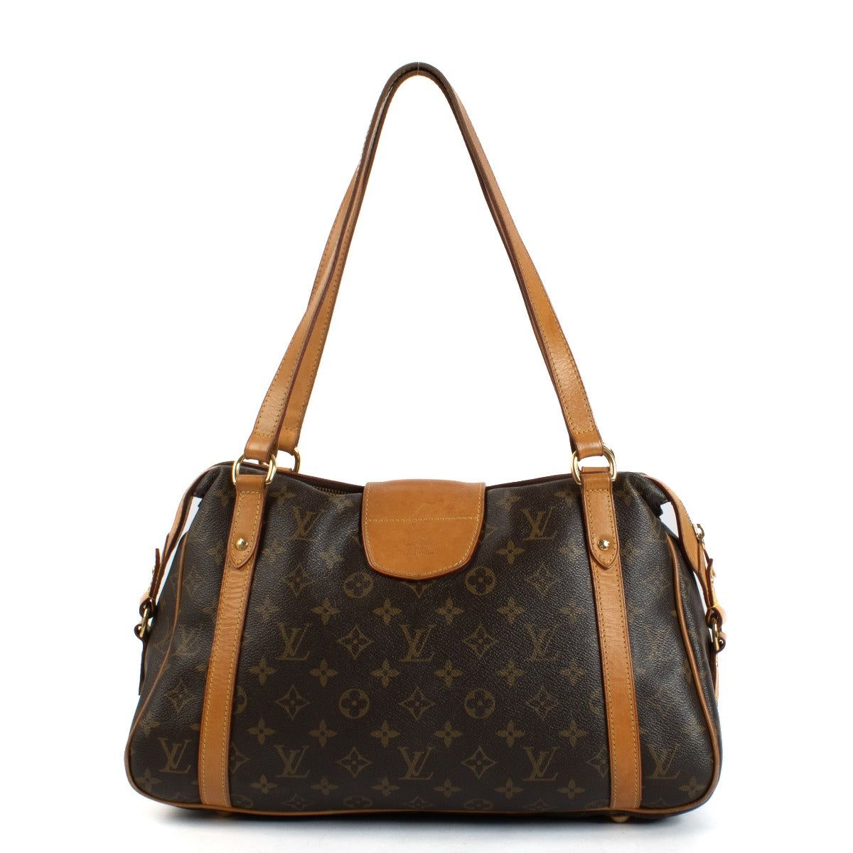 Shop safe online at Labellov in Antwerp and Knokke this 100% authentic second hand Louis Vuitton Monogram Stresa Bag