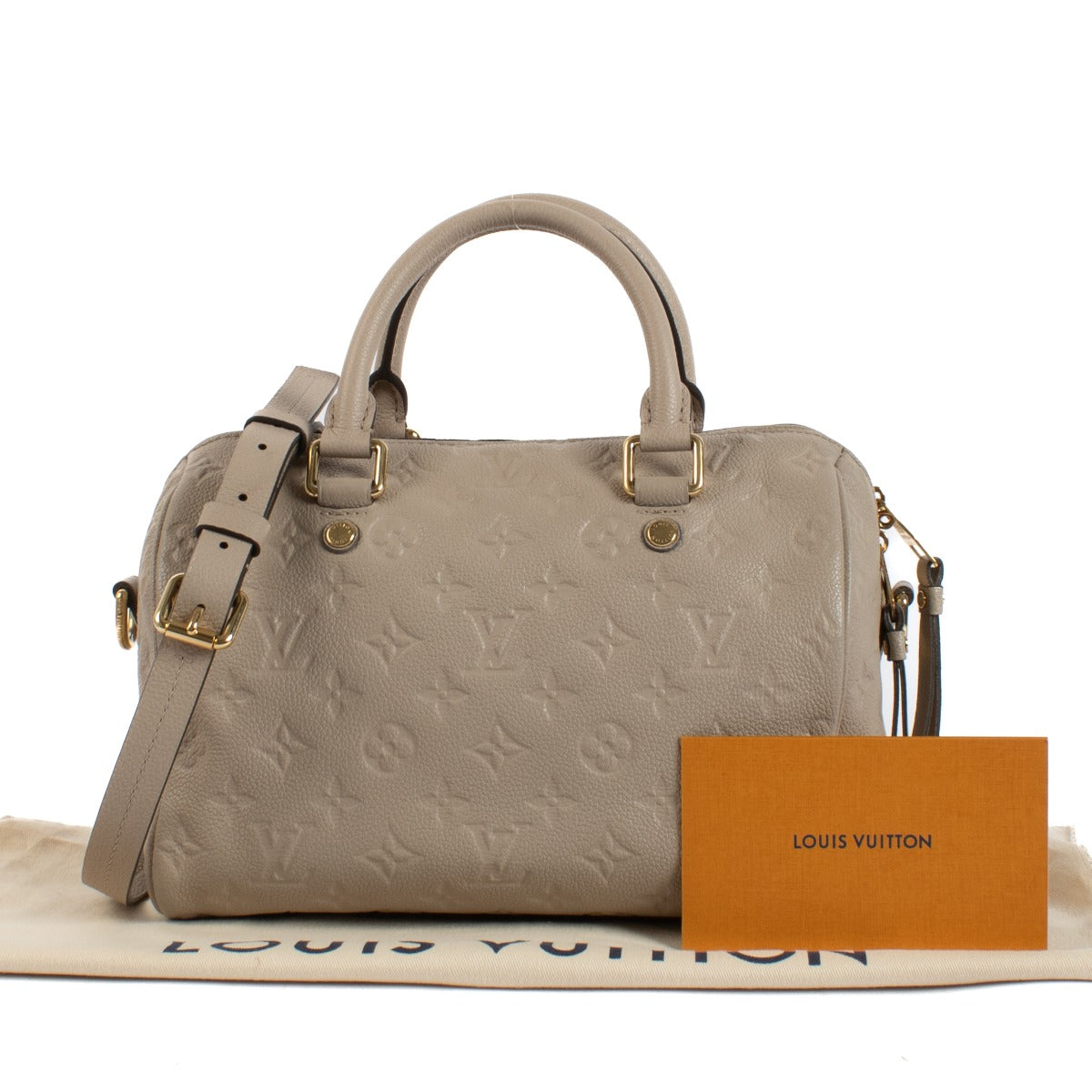 Louis Vuitton Galet Monogram Empreinte Speedy Bandoulière 25 Bag