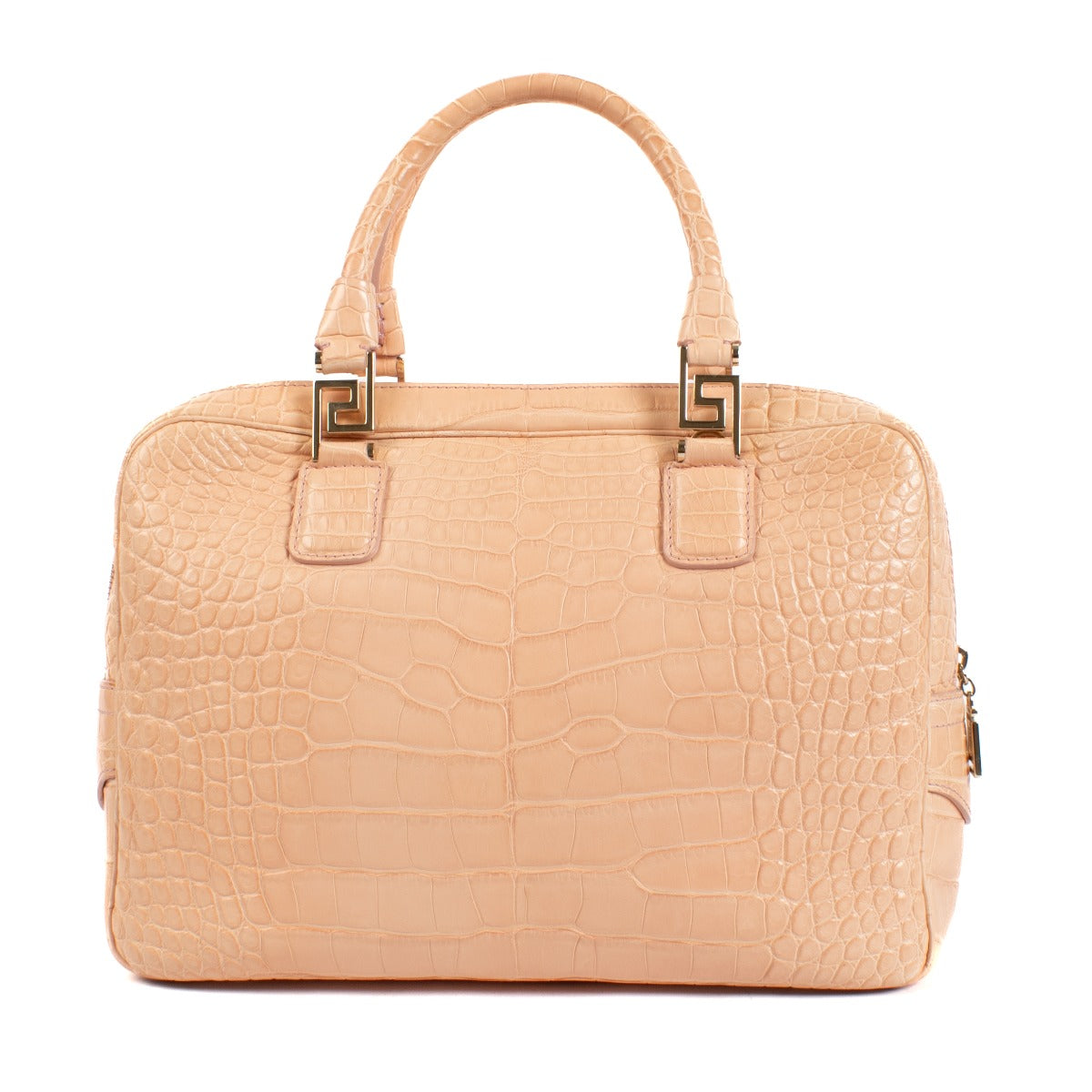 Versace Perzik Alligator Vanitas Demetra Draagtas