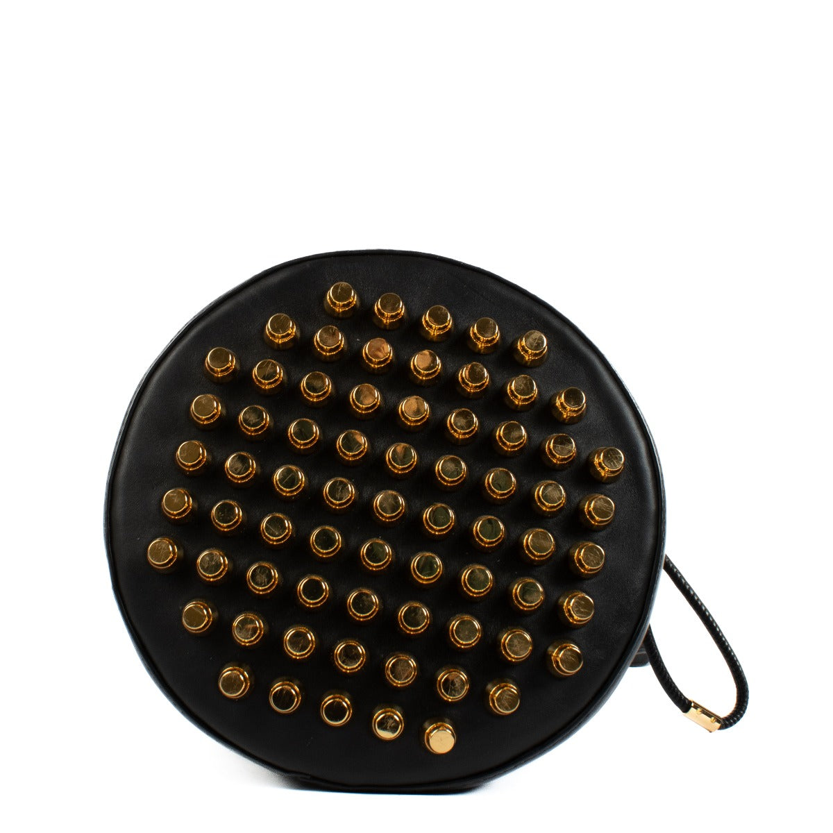 Alexander Wang Black Leather Alpha Bucket Bag