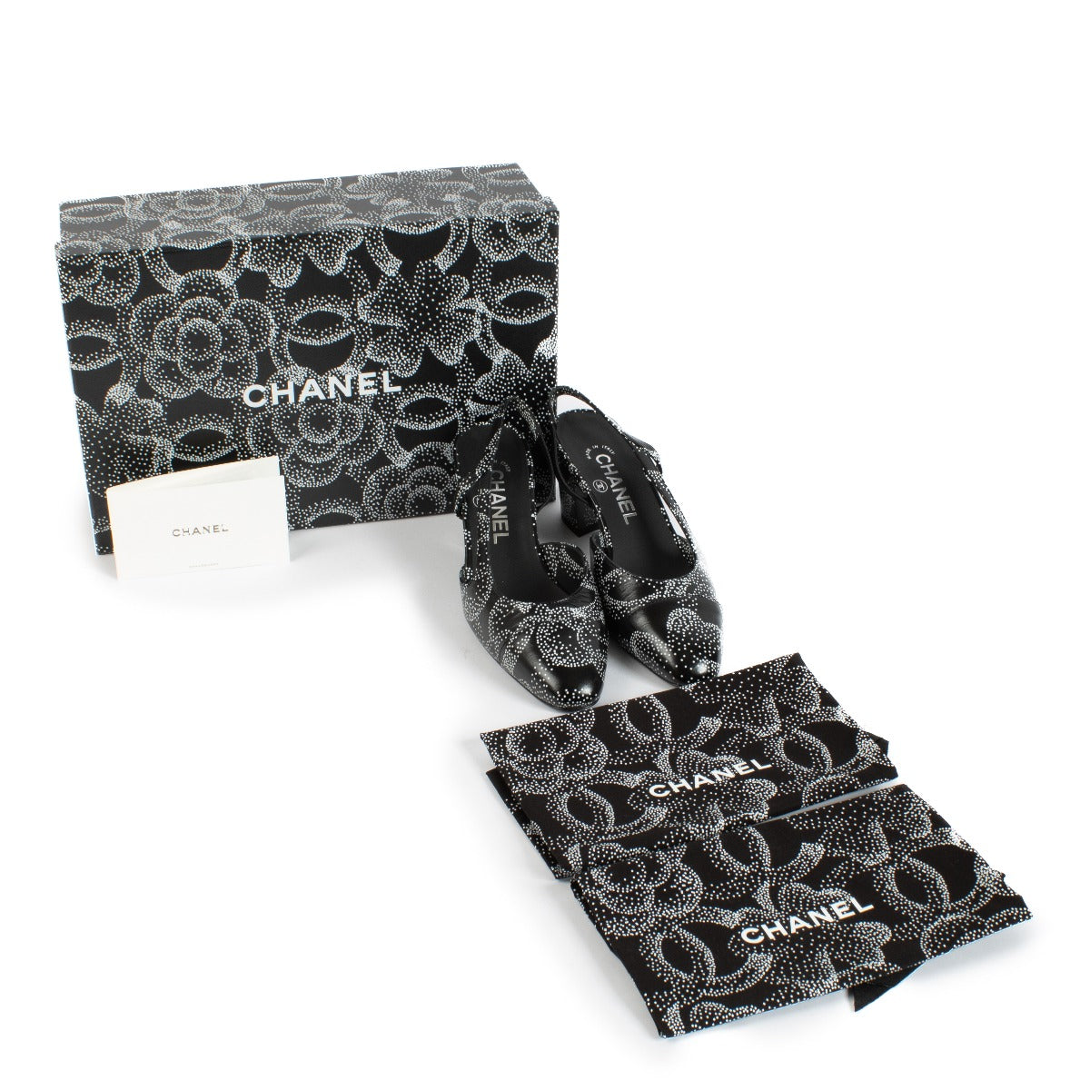 Shop 100% authentic secondhand Chanel 23K Black Dot Slingbacks on Labellov.com
