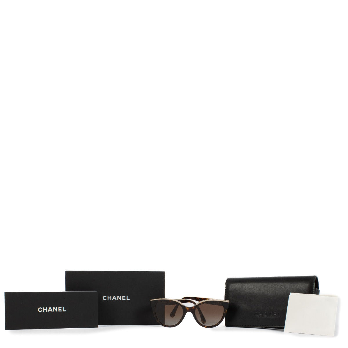 Shop safe online at Labellov in Antwerp, Brussels and Knokke this 100% authentic second hand Chanel Brown Butterfly Sunglasses