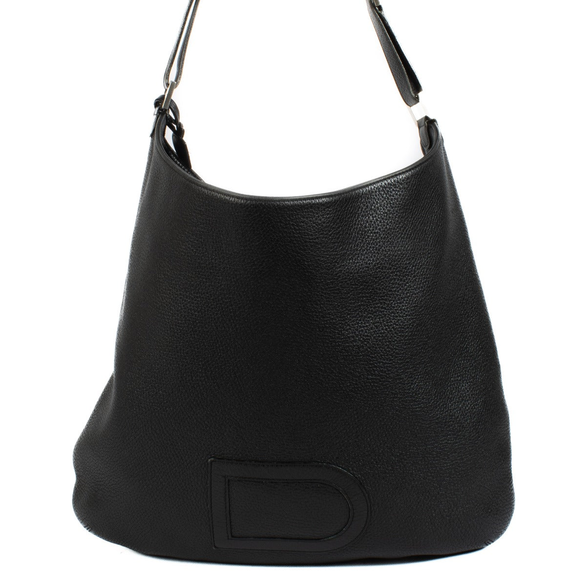 Shop safe online at Labellov in Antwerp, Brussels and Knokke this 100% authentic second hand Delvaux Black Taurillon Louise GM Bag