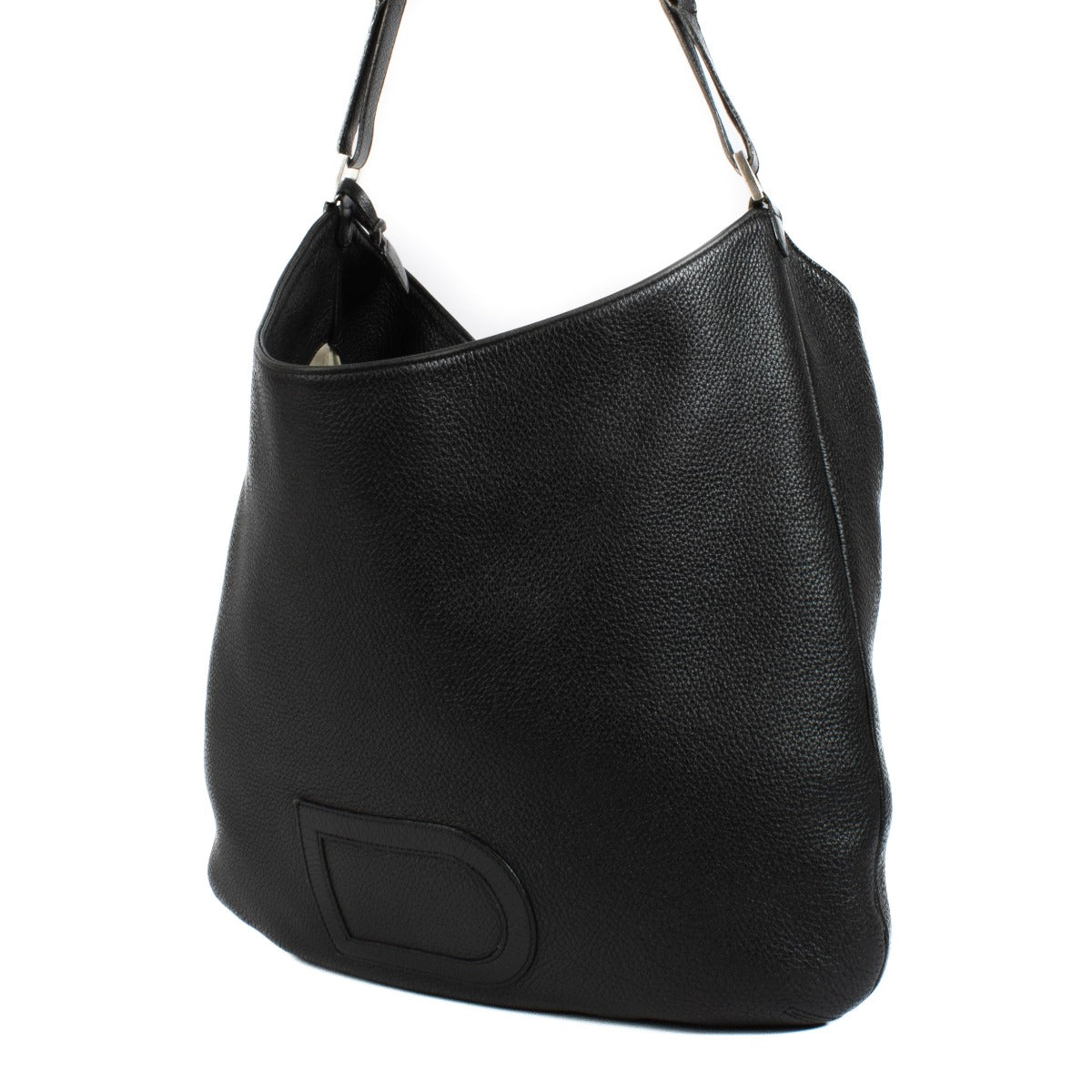 Shop safe online at Labellov in Antwerp, Brussels and Knokke this 100% authentic second hand Delvaux Black Taurillon Louise GM Bag