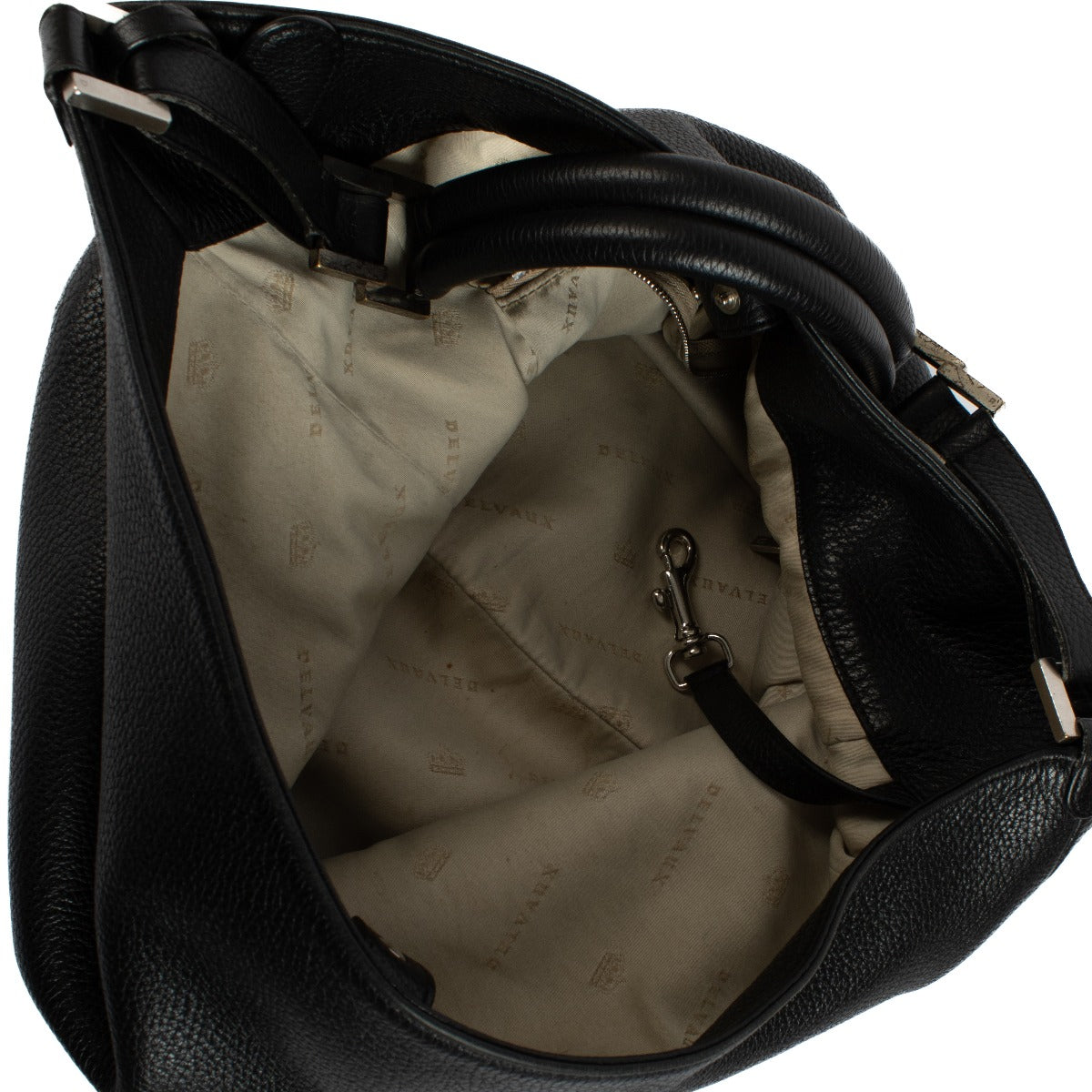 Shop safe online at Labellov in Antwerp, Brussels and Knokke this 100% authentic second hand Delvaux Black Taurillon Louise GM Bag