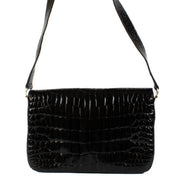 Shop 100% authentic Celine Black Crocodile Bandoulière Shoulder Bag at Labellov.com.