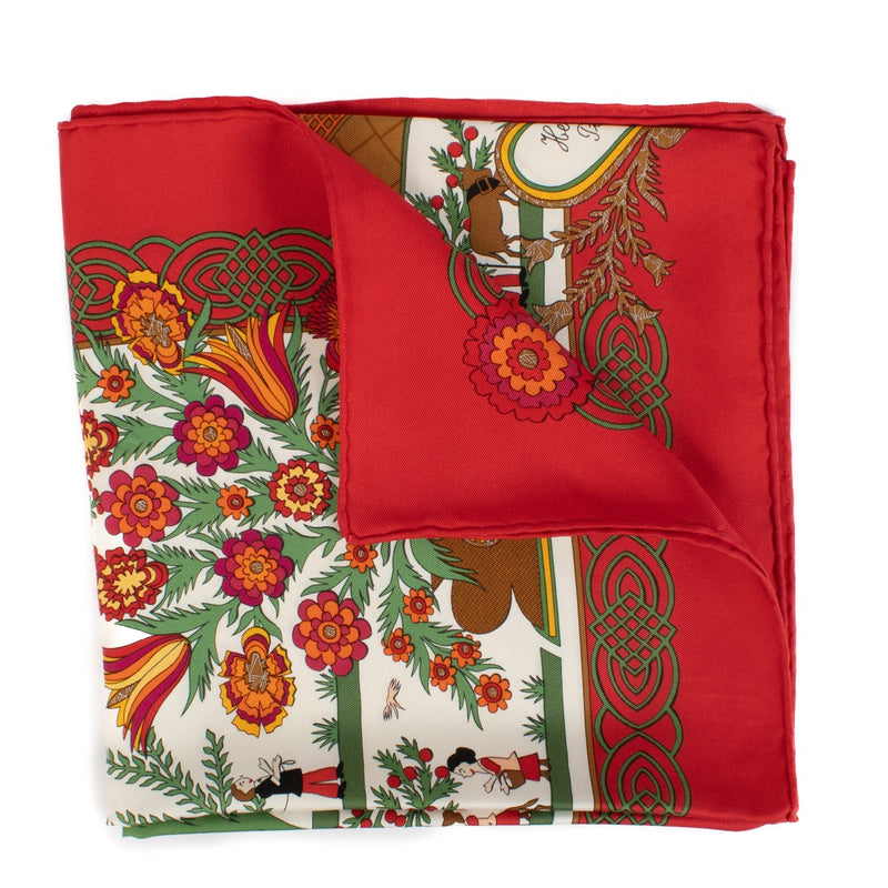 Shop 100% authentic second-hand Hermès Multicolor Découpages Silk 90 Scarf on Labellov.com