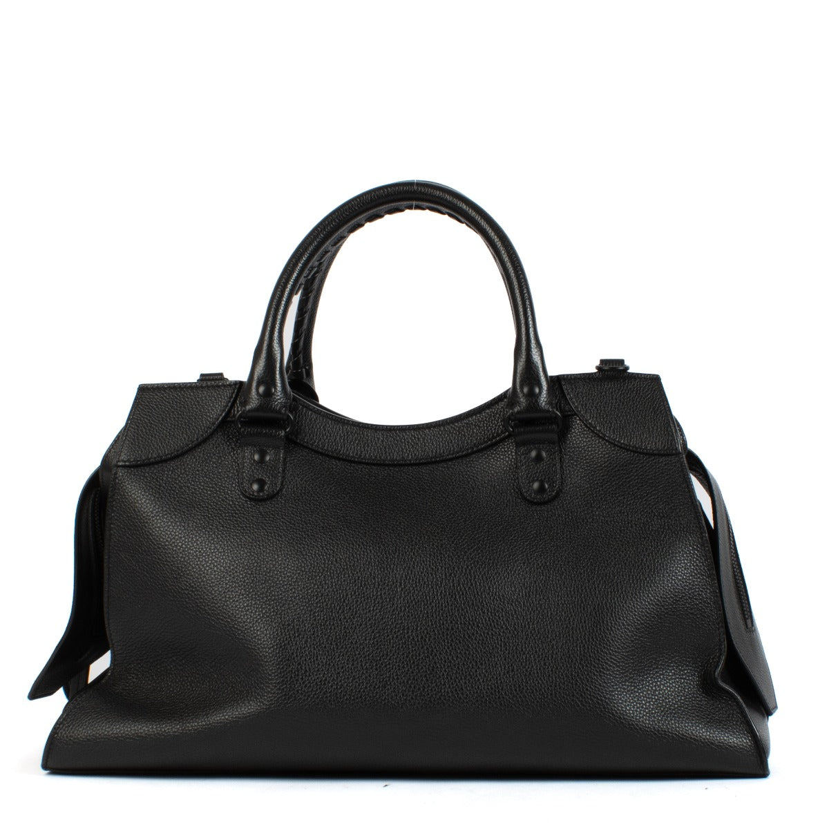 Shop safe online at Labellov in Antwerp, Brussels and Knokke this 100% authentic second hand Balenciaga Black Neo Classic Large Top Handle Bag