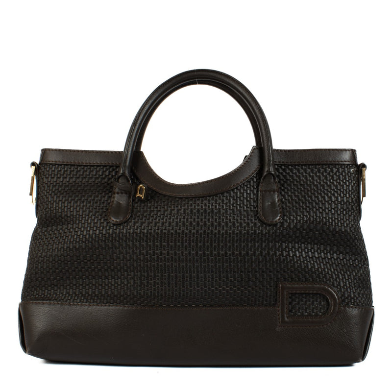 Shop 100% authentic Delvaux Café Toile De Cuir Palais at Labellov.com.