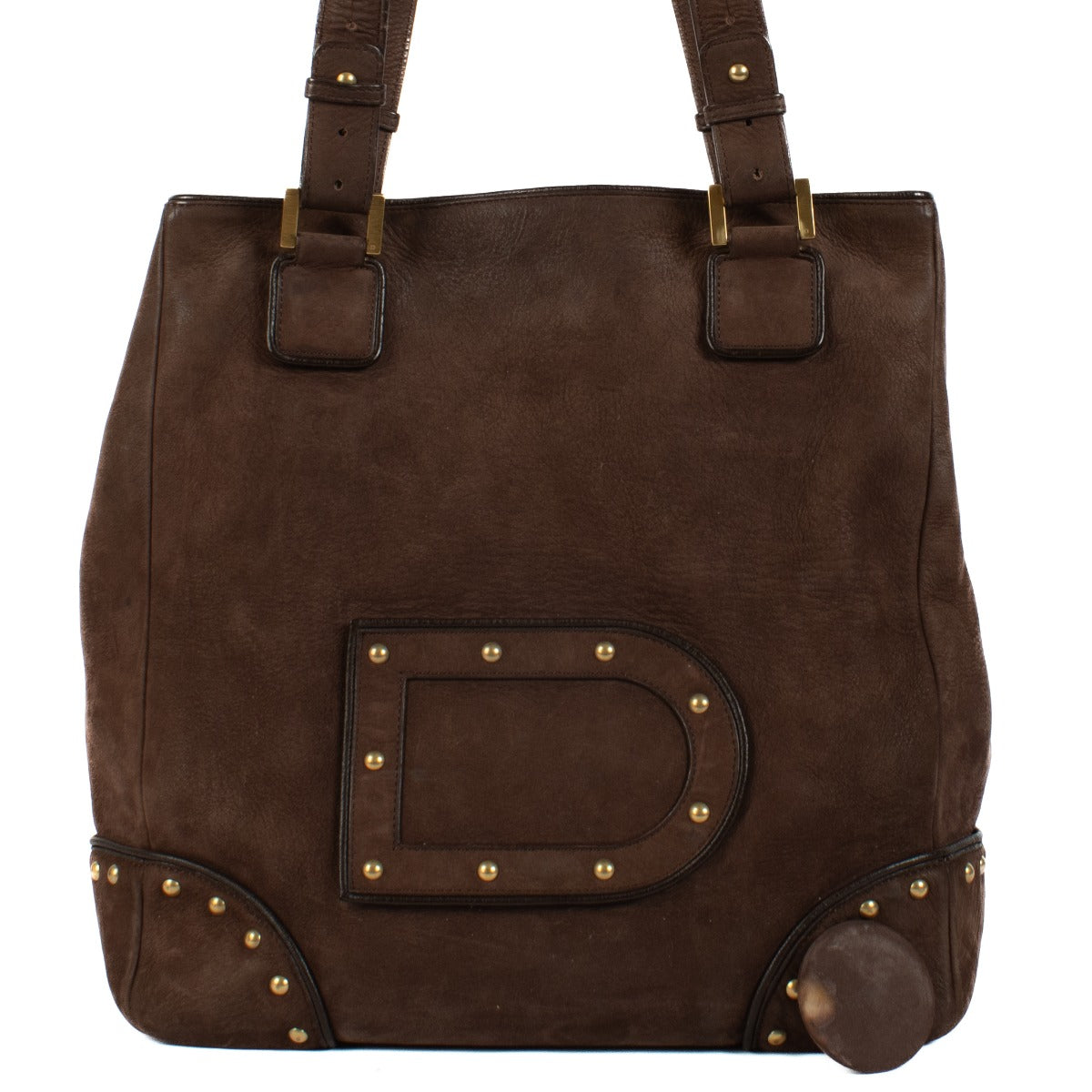 Shop safe online at Labellov in Antwerp, Brussels and Knokke this 100% authentic second hand Delvaux Brown Nubuck Tote Bag