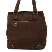 Shop safe online at Labellov in Antwerp, Brussels and Knokke this 100% authentic second hand Delvaux Brown Nubuck Tote Bag