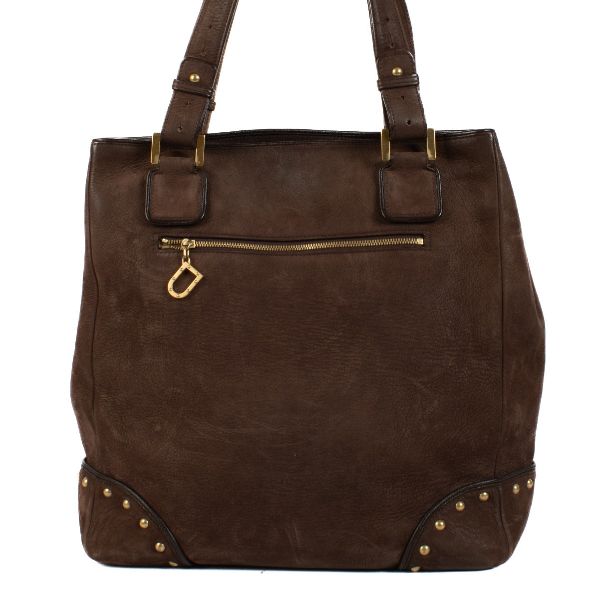 Shop safe online at Labellov in Antwerp, Brussels and Knokke this 100% authentic second hand Delvaux Brown Nubuck Tote Bag