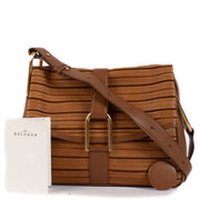 Shop 100% authentic Delvaux Fauve Toile Nuance Givry MM Baudrier Bag at Labellov.com.