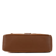 Shop 100% authentic Delvaux Fauve Toile Nuance Givry MM Baudrier Bag at Labellov.com.