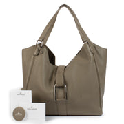 Shop safe online at Labellov in Antwerp, Brussels and Knokke this 100% authentic second hand Delvaux Tourterelle Givry Besace Polo Shoulder Bag