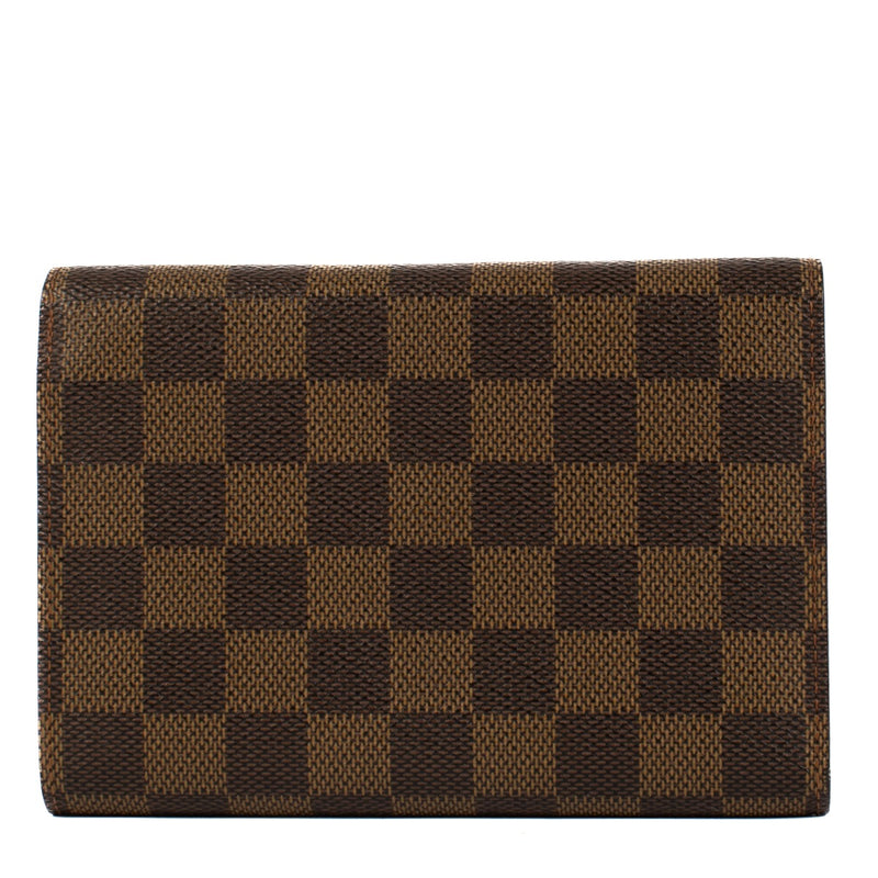 Shop safe online at Labellov in Antwerp, Brussels and Knokke this 100% authentic second hand Louis Vuitton Damier Ebene Porte-Tresor Etui Papiers Wallet