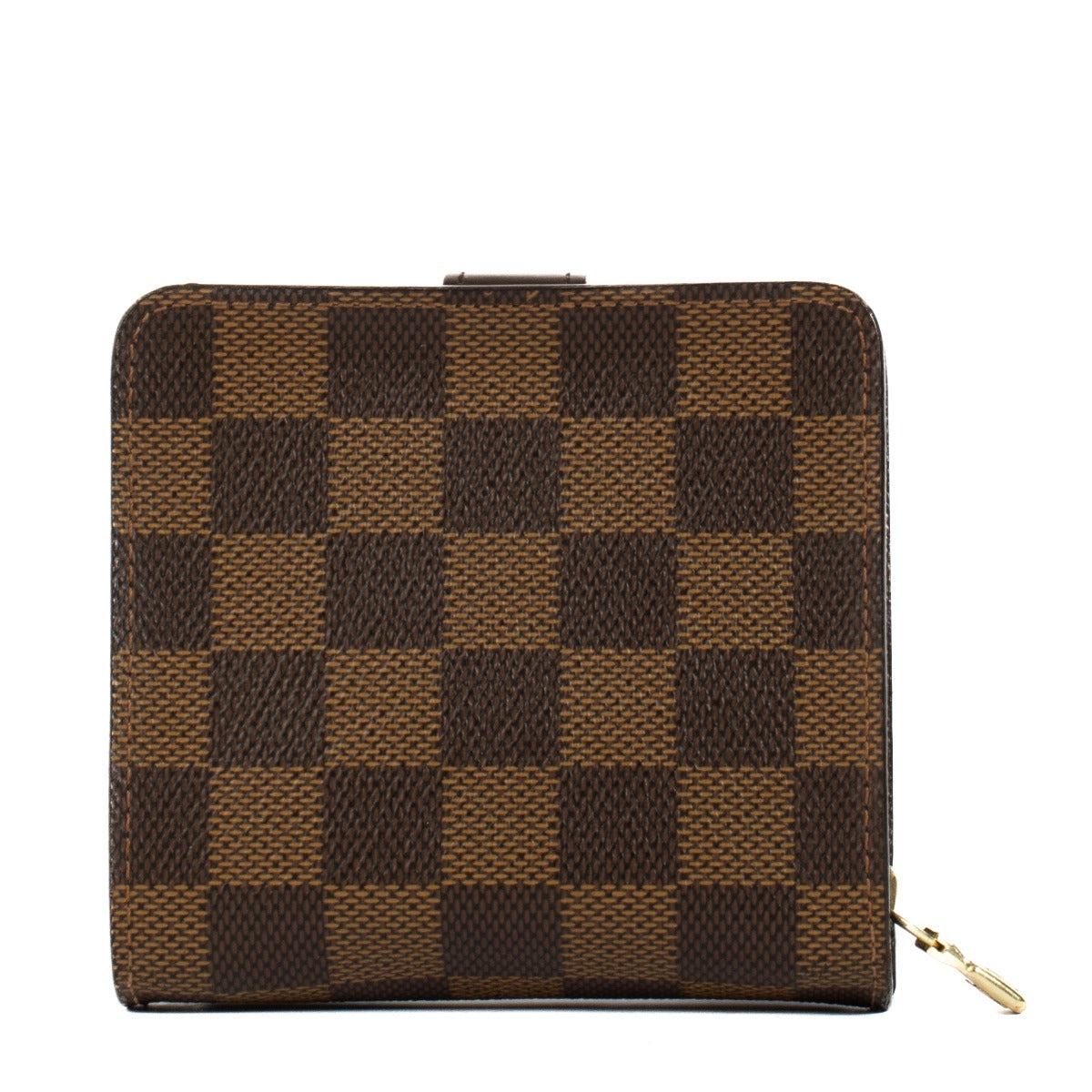 Shop safe online at Labellov in Antwerp, Brussels and Knokke this 100% authentic second hand Louis Vuitton Damier Ebene Compact Wallet