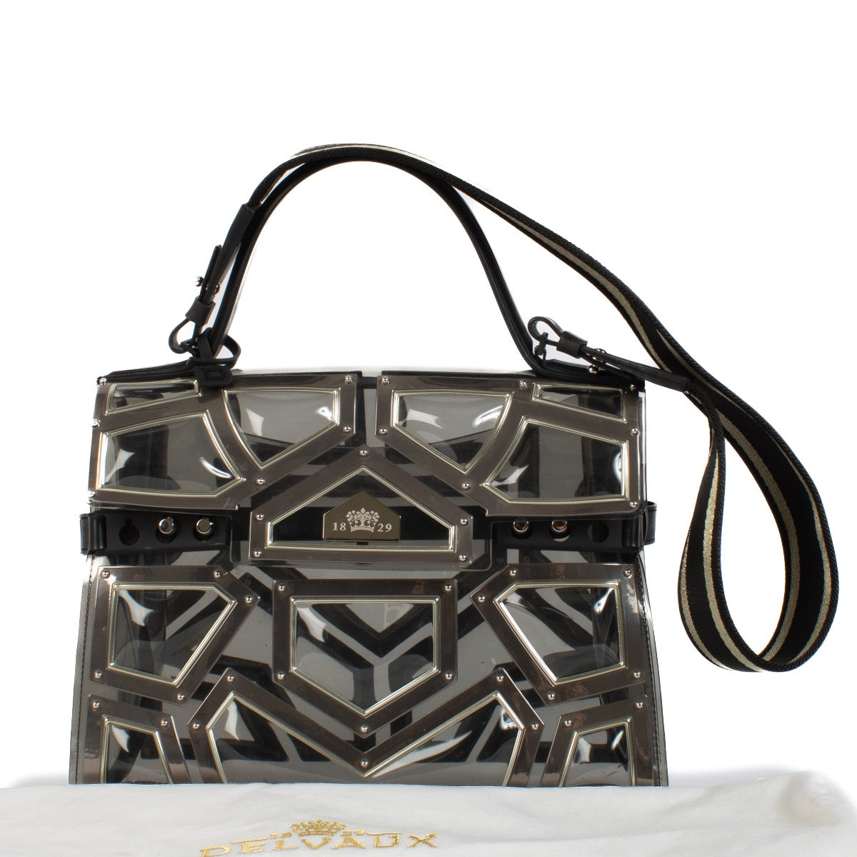 Shop safe online at Labellov in Antwerp, Brussels and Knokke this 100% authentic second hand Delvaux Limited Edition Gladiator Tempête