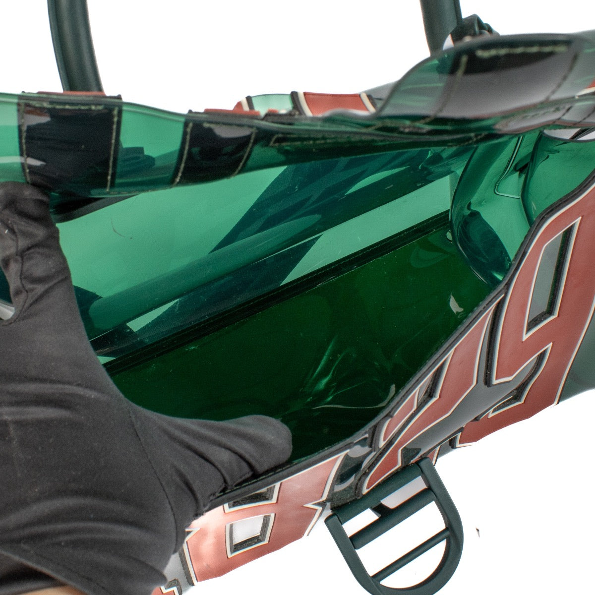 Shop safe online at Labellov in Antwerp, Brussels and Knokke this 100% authentic second hand Delvaux Green Limited Edition Hero Brillant