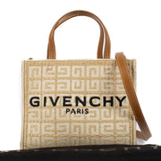 Shop safe online at Labellov in Antwerp, Brussels and Knokke this 100% authentic second hand Givenchy 4G Mini G-Tote Raffia Bag