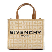 Shop safe online at Labellov in Antwerp, Brussels and Knokke this 100% authentic second hand Givenchy 4G Mini G-Tote Raffia Bag