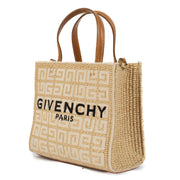 Shop safe online at Labellov in Antwerp, Brussels and Knokke this 100% authentic second hand Givenchy 4G Mini G-Tote Raffia Bag