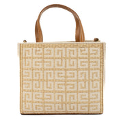 Shop safe online at Labellov in Antwerp, Brussels and Knokke this 100% authentic second hand Givenchy 4G Mini G-Tote Raffia Bag