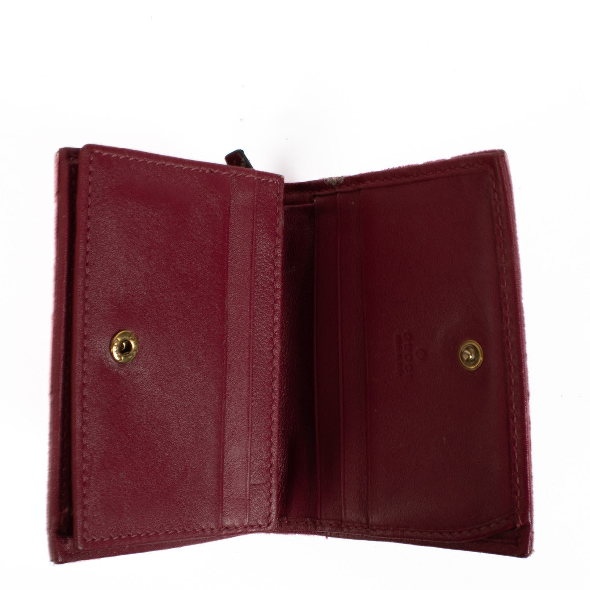 Gucci Marmont Pink Velvet Love Wallet