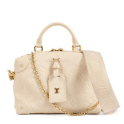 Louis Vuitton Neige Monogram Empreinte Petite Malle Souple Bag