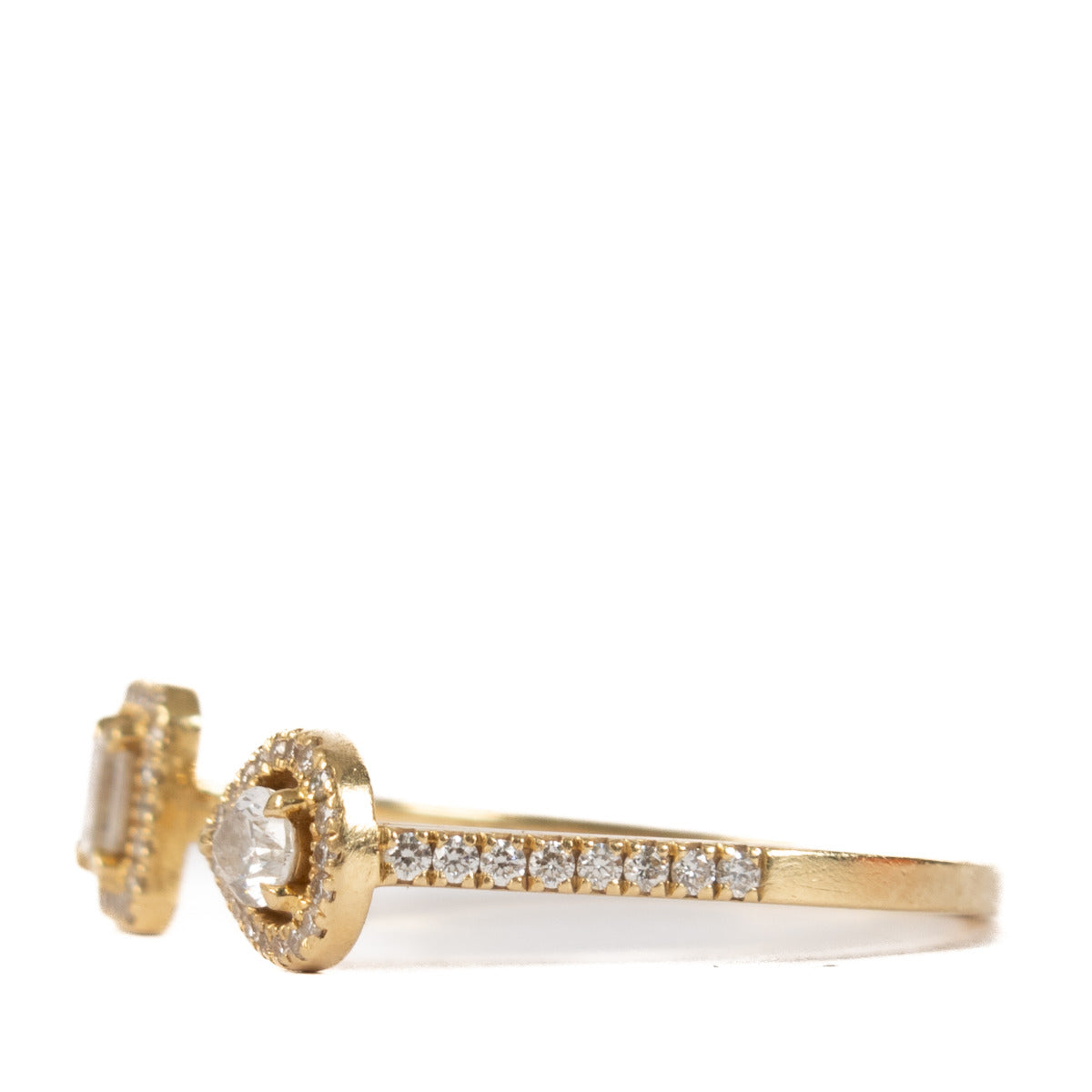 Buy and sell your preloved designer bags at Messika Yellow Gold/Diamond My Twin Toi & Moi Ring - Size 53.5