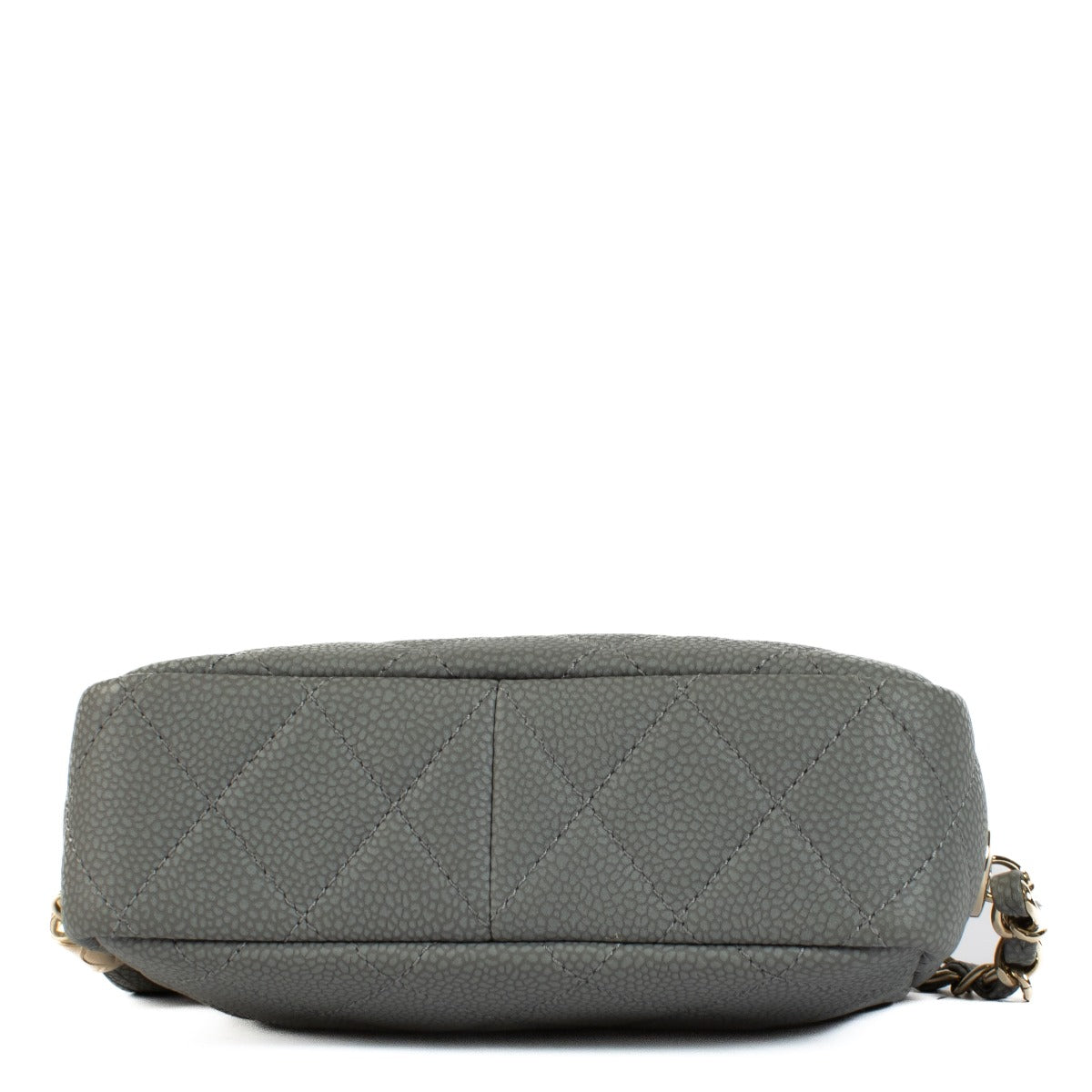 Shop safe online at Labellov in Antwerp, Brussels and Knokke this 100% authentic second hand Chanel Grey Leather Small Camera Crossbody Bag